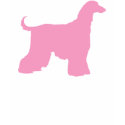Pink Afghan Hound Dog t-shirts