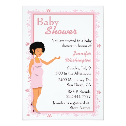 pink-african-american-baby-shower-invitation-zazzle