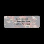 Pink African Daisies Flower Address Label