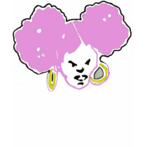 pink afro chic t-shirts