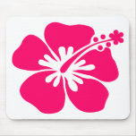 pink aloha flower mousepads