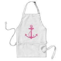 Pink Anchor Aprons