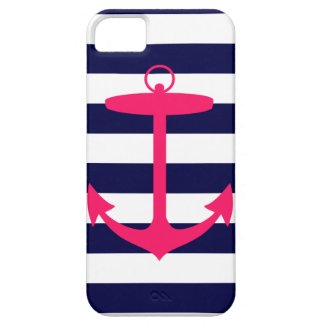 Pink Anchor Silhouette iPhone 5 Covers