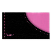 Pink and Black Cards business cards by handemade Pink and Black Cards business cards