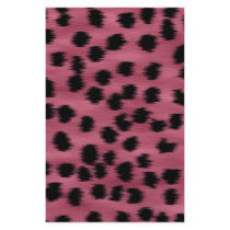 Pink and Black Cheetah Print Pattern. Personalized Flyer