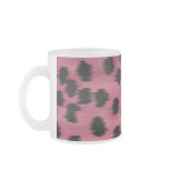Pink and Black Cheetah Print Pattern. Coffee Mugs