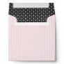 Pink and Black Dots and Stripes envelope