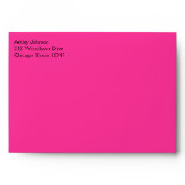 Pink and Black Envelope for 5"x7" Sizes
