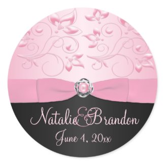 Pink and Black Floral 1.5