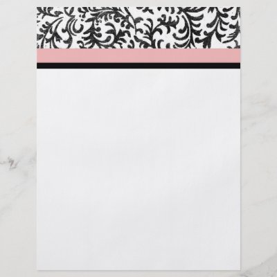 This design is perfect for weddings with pink and black colors