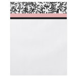 Pink and Black Floral Pattern Full Color Flyer