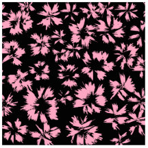 Pink and Black Floral Pattern. Photo Cut Outs