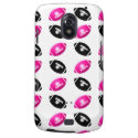 Pink and Black Footballs Pattern Samsung Galaxy Nexus Cases