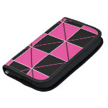 Pink and Black Geo Plaid planners