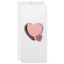 Pink and Black Hearts Custom Rack Card