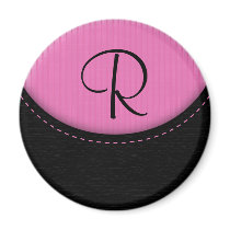 Pink and Black Magnet