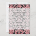 pink and black ornate fleur chic damask