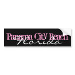 Pink and Black PCB Panama City Beach Florida Bumper Stickers