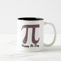 Pink and Black Plaid 2 Mugs