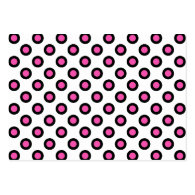 pink and black polka dots products business card
