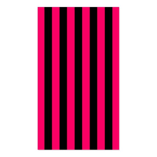 Pink and Black Stripe Background Business Cards