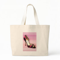 Pink and Black Stripe bags