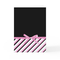 Pink and black Themed Party Invitations & Cards