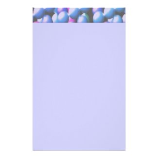 Pink and Blue Bubbles Custom Stationery