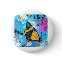 Pink and Blue Butterfly Line