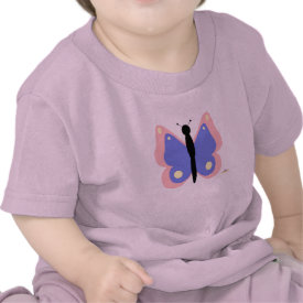 Pink And Blue Butterfly shirt