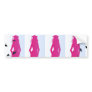 Pink and Blue Grad Silhouettes Bumper Stickers