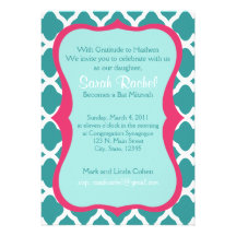 Pink and Blue Invite