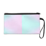 Pink and Blue Pastel Bagette Wristlet Purses