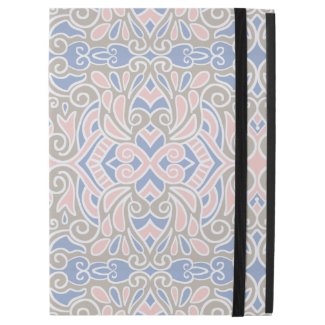 Pink And Blue Pastel Decorative Pattern iPad Pro Case