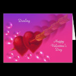 Pink and Blue Valentine cards