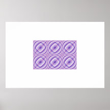 Pink and Blue Waves Print
