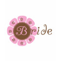 Pink and Brown Flower Bride t-shirts by weddingsareus Pink and Brown Flower Bride t-shirts