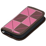 Pink and Brown Geo Plaid planners