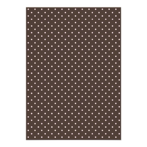 Pink and Brown Invitation