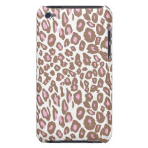Pink and Brown Leopard Print iPod Touch Cover