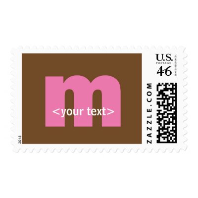 Brown Letter M