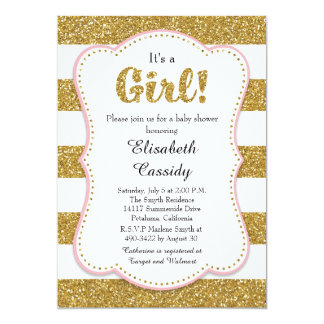 Girl Baby Shower Invitations amp; Announcements  Zazzle