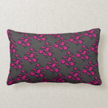 Pink and gray cheetah print pillow pillows