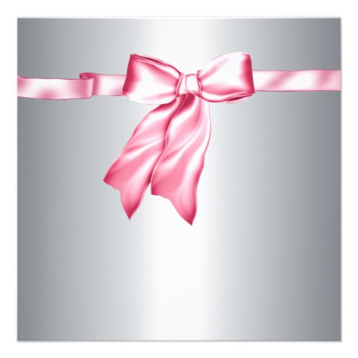 Pink and Gray Photo Sweet 16 Birthday Party Invites