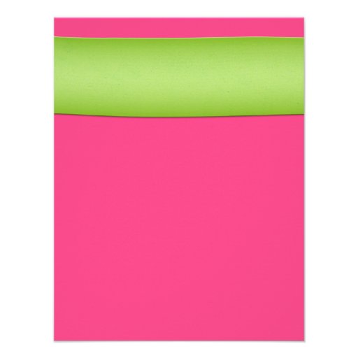 Pink and Green Floral Damask Wedding Reply Card Custom Invites