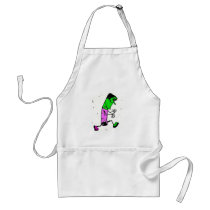 Pink and Green Frankenfinger Apron