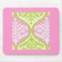 Pink and Green Mouse Pad mousepads by littlemisslulu1921 Pink and Green Mouse Pad mousepads