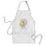 Pink and Green on My Mind aprons
