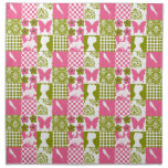 Pink and Green Patchwork Napkin