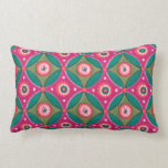 Pink and Green  Pattern  Design  Mojo Pillow